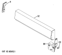 Section Diagram and Parts List for JX27*01  General Electric Microwave