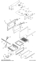 Part Location Diagram of WB55X0510 GE SHIELD-INSUL