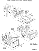 Part Location Diagram of WB56X1690 GE PANEL REAR BACKGUARD