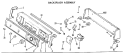 BACKSPLASH ASSEMBLY Diagram and Parts List for DDG4580GCL  General Electric Dryer
