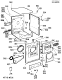 Part Location Diagram of WE19X0866 GE SW TRIM