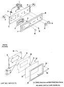 Part Location Diagram of WB55X0551 GE WRAPPER SIDE