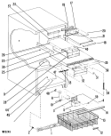 Section Diagram and Parts List for TCX20ZGB  General Electric Refrigerator