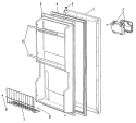 Part Location Diagram of WR17X6141 GE SHELF FRONT
