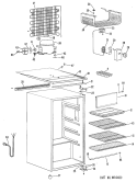Part Location Diagram of WR84X0098 GE CONDENSER