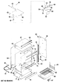 Part Location Diagram of WB55X0546 GE BOTTOM