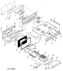 Part Location Diagram of WB01X0705 GE WB2X9050