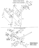 CABINET FRONT ASSEMBLY Diagram and Parts List for DDG5189VSL  General Electric Dryer