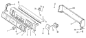 Section Diagram and Parts List for DDE5109VML  General Electric Dryer