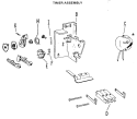 TIMER ASSEMBLY Diagram and Parts List for DDC5000FAL  General Electric Dryer