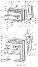 Section Diagram and Parts List for TBX18AHBR  General Electric Refrigerator