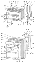 Section Diagram and Parts List for TBX18BHBR  General Electric Refrigerator