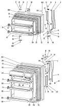 Section Diagram and Parts List for TBX18PHBR  General Electric Refrigerator