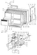 Part Location Diagram of WR02X7400 GE CAP SHELF FR