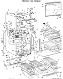 Part Location Diagram of WR17X2111 GE TRAY LEFTOVER DISH