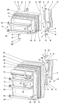 Section Diagram and Parts List for TBX23DHCR  General Electric Refrigerator