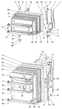 Section Diagram and Parts List for TBX20ZHBR  General Electric Refrigerator
