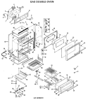 Part Location Diagram of WB19X0216 GE CLOCK
