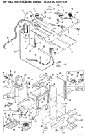 Part Location Diagram of WB55X0557 GE 381T081W13-8