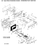 Part Location Diagram of WB55X0569 GE 205T004W01-8