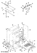 Part Location Diagram of WB28X0060 GE BURNER