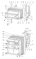 Section Diagram and Parts List for TBX23DHBR  General Electric Refrigerator