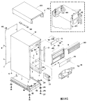 Part Location Diagram of WC17X5024 GE CONTROL PANEL BRACKET