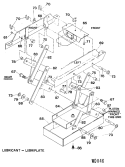 Section Diagram and Parts List for GCG1000-01  General Electric Trash Compactor