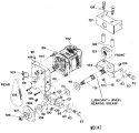 Section Diagram and Parts List for GCG1000-01  General Electric Trash Compactor