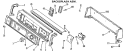 BACKSPLASH ASM. Diagram and Parts List for DDG6580GDL  General Electric Dryer