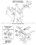 CABINET FRONT ASSEMBLY Diagram and Parts List for DDG6580GDL  General Electric Dryer