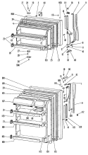 Section Diagram and Parts List for TBX18AJBR  General Electric Refrigerator