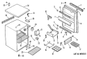 Part Location Diagram of WR02X7381 GE CLIP