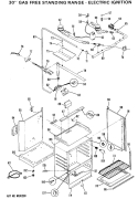 Part Location Diagram of WB01X0809 GE USE GEH WB1X809