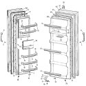 Section Diagram and Parts List for TFX19LHF  General Electric Refrigerator