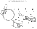 AUTOMATIC ICEMAKER KIT Diagram and Parts List for UK KIT 4  General Electric Ice Maker