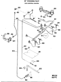 Part Location Diagram of WB02X10010 GE BRKT OVEN BURNER Mounting