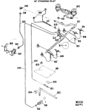 Part Location Diagram of WB02X1006 GE BRACKET