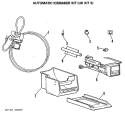 Part Location Diagram of 49-6419 GE INSTALLATION INSTRUCTION