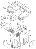 Section Diagram and Parts List for JP672B9K2BC  General Electric Cooktop