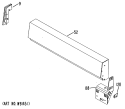 Section Diagram and Parts List for JX27002  General Electric Microwave