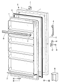 Part Location Diagram of WR78X7498 GE O.D. PANEL (White)