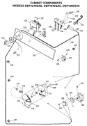 Part Location Diagram of WH01X2328 GE CORD HANGER