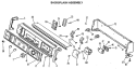 BACKSPLASH ASSEMBLY Diagram and Parts List for DDE9300LAL  General Electric Dryer