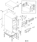 Section Diagram and Parts List for GCG950-01  General Electric Trash Compactor