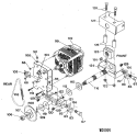 Section Diagram and Parts List for GCG1000-02  General Electric Trash Compactor