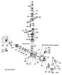 Section Diagram and Parts List for GSD1100L03  General Electric Dishwasher
