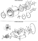 Part Location Diagram of WE11X0086 GE Housing HEATER