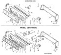 BACKSPLASH ASM. Diagram and Parts List for DDG5786LAL  General Electric Dryer