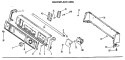BACKSPLASH ASM. Diagram and Parts List for DDG6487LAL  General Electric Dryer